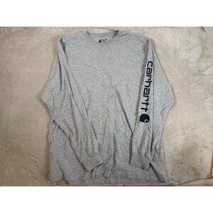 Cahartt Long Sleeve Shirt Workwear Essential Loose Fit Heather Gray L